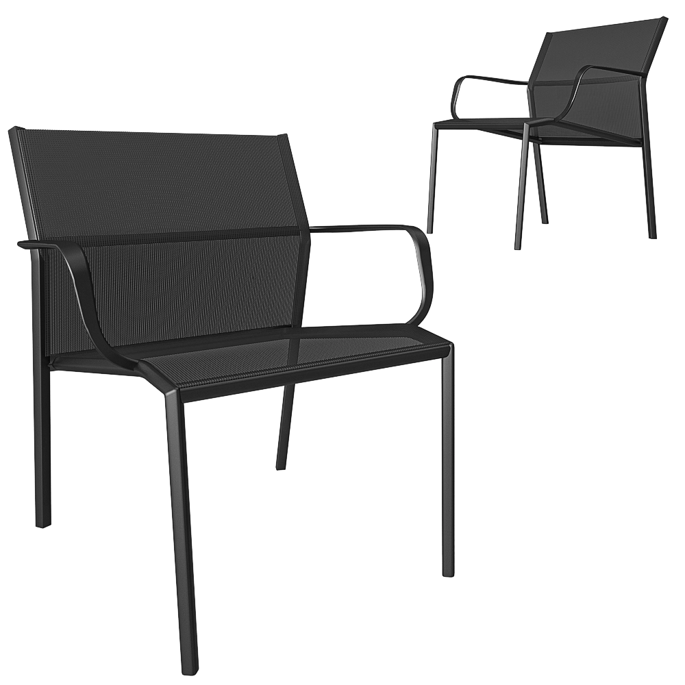 Fermob – Low armchair Cadiz 3D Model Fermob – Low armchair Cadiz 3D Model