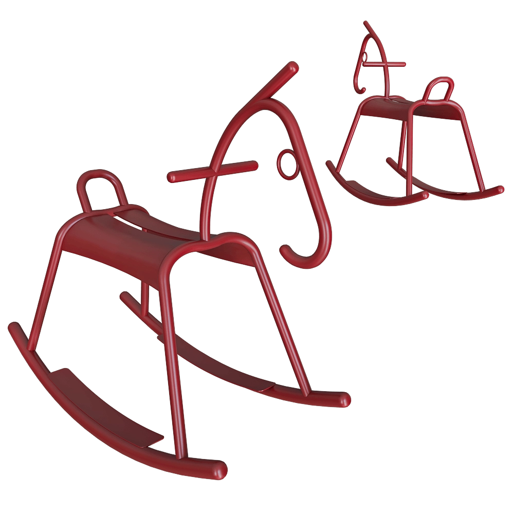 Fermob – Rocking horse Adada 3D Model Fermob – Rocking horse Adada 3D Model