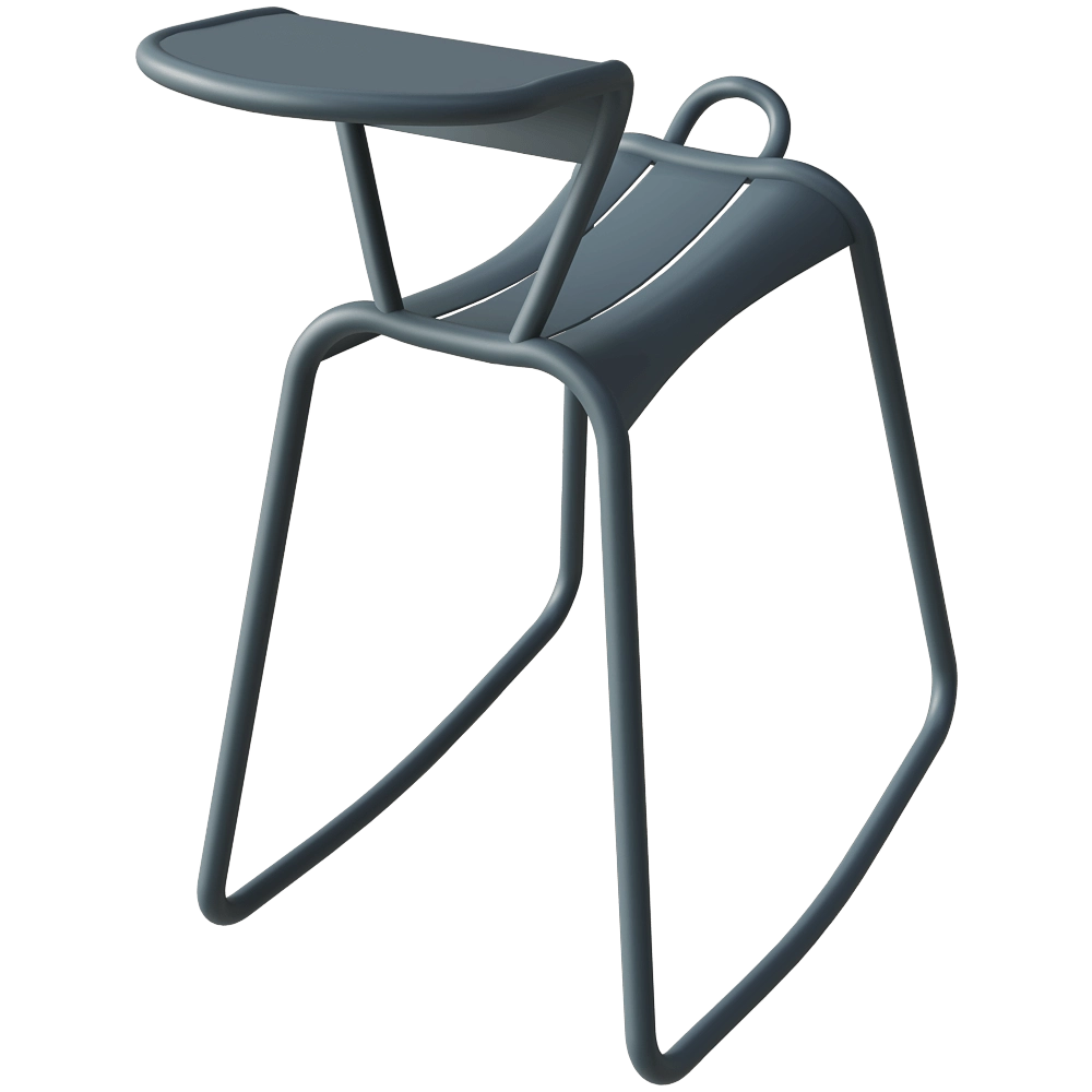 Fermob – Rocking stool occasional table Adadesk 3D Model