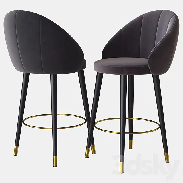 Ferrara stool deephouse 3DModel Ferrara stool deephouse 3DModel