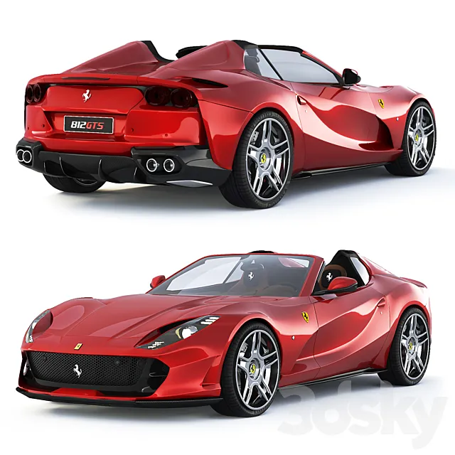 Ferrari 812 GTS 3D Model