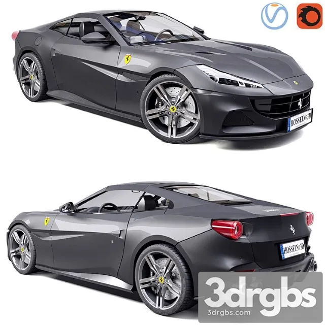 Ferrari Portofino 3D Model Download