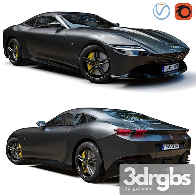 Ferrari Roma 3D Model Download