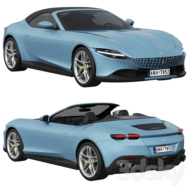 Ferrari Roma Spider Free Download