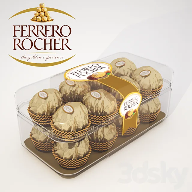 Ferrero Rocher 3D Model Ferrero Rocher 3D Model