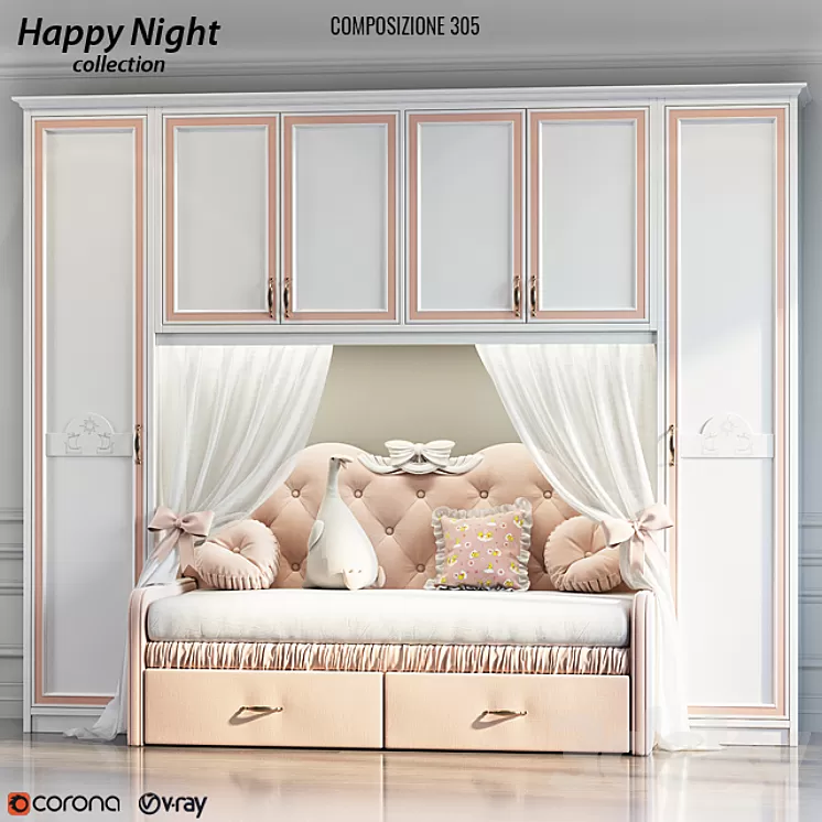 Ferretti e Ferretti Happy Night 3D Model