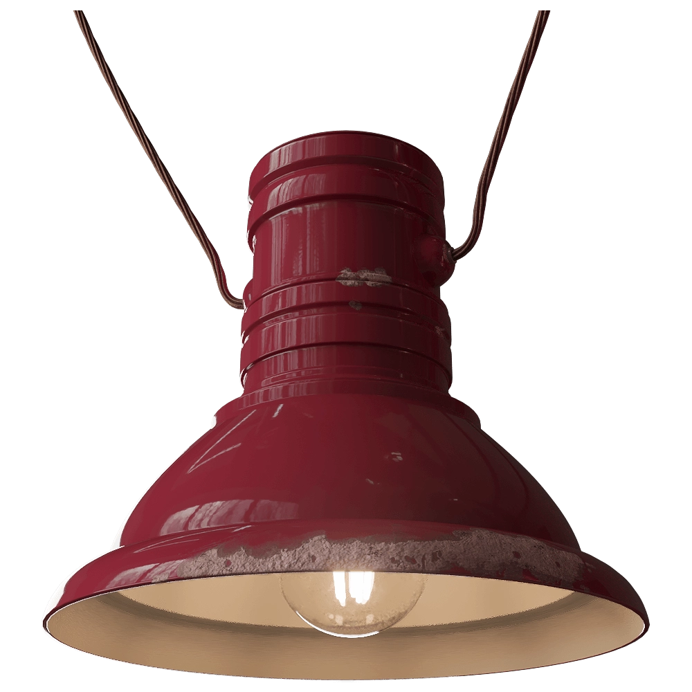 Ferroluce – Ceramic chandelier C1692 3D Model