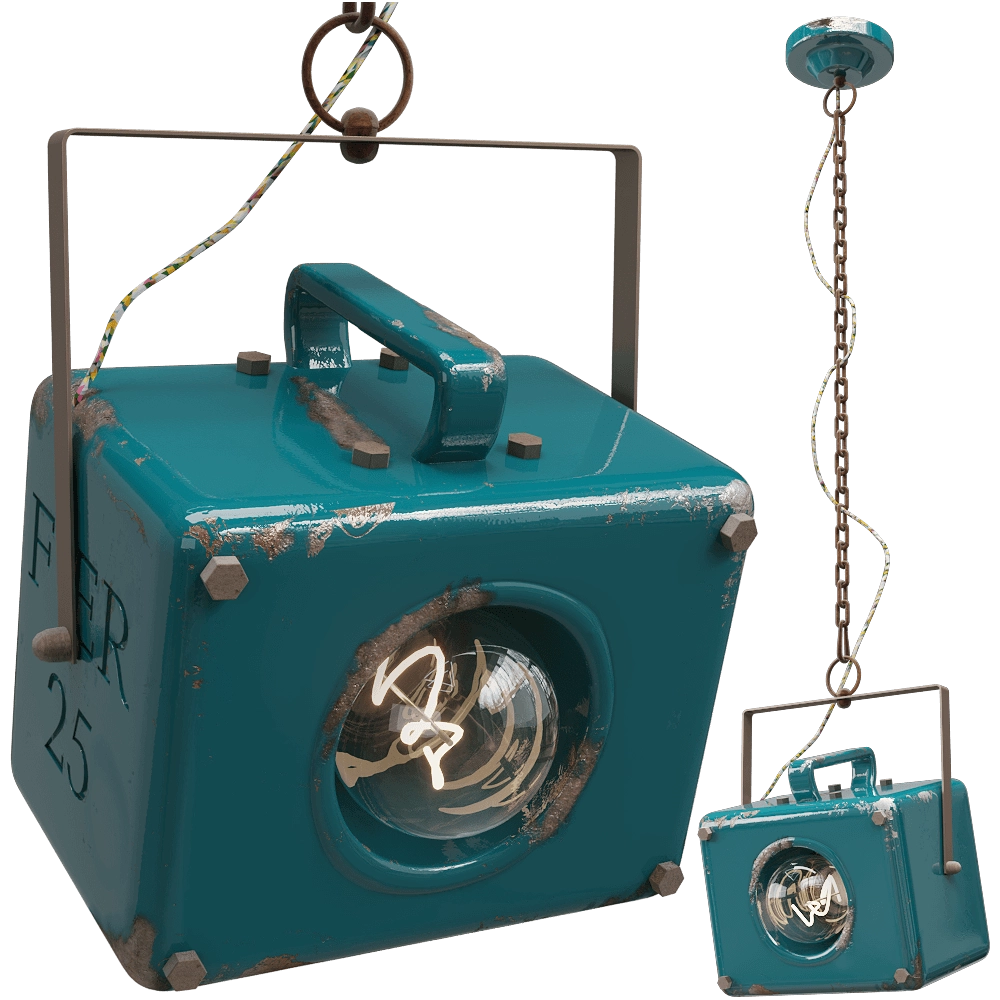 Ferroluce – Pendant lamp C1650 3D Model