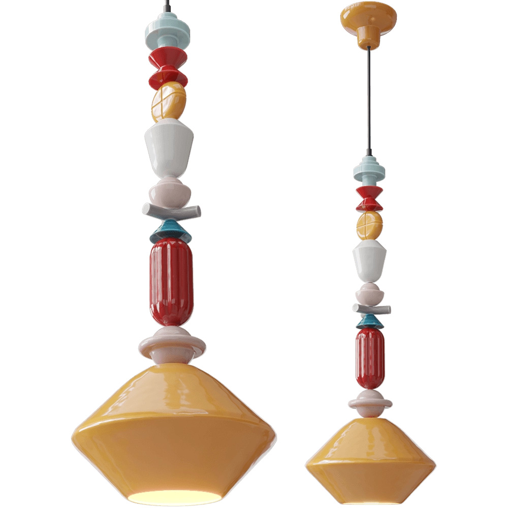 Ferroluce – Pendant lamp Lariat C2512 3D Model