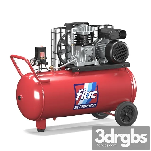 Fiac air compressor 3D Model Download