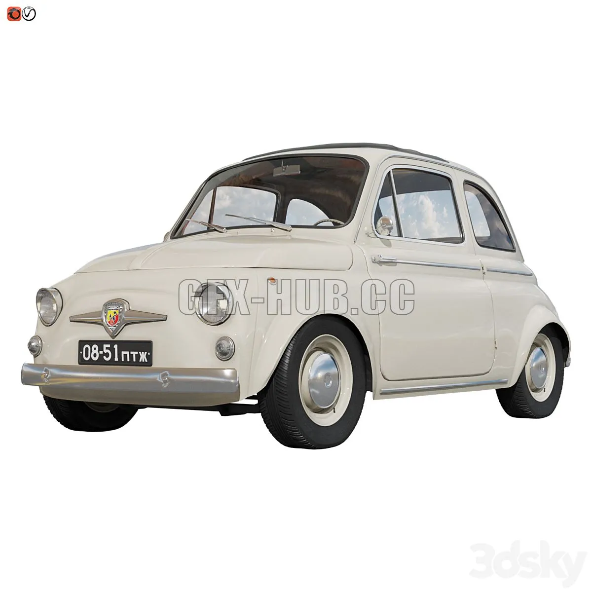 Fiat abarth 500 3D Model