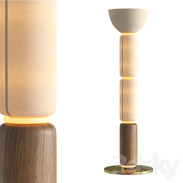 Ficupala Floor Lamp by Radilum 3D Model