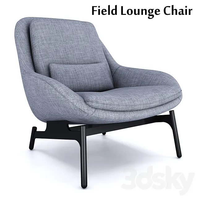 Field Lounge Chair 3D Model Field Lounge Chair 3D Model