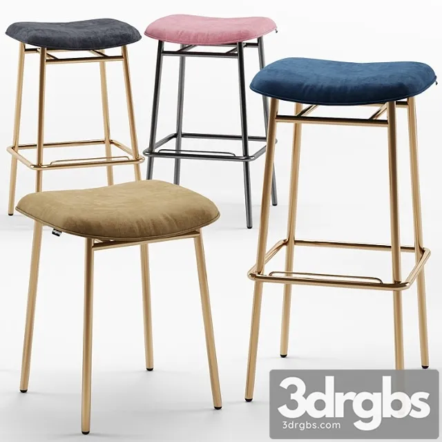 Fifties backless bar stool – calligaris 2 3D Model Download Fifties backless bar stool – calligaris 2 3D Model Download