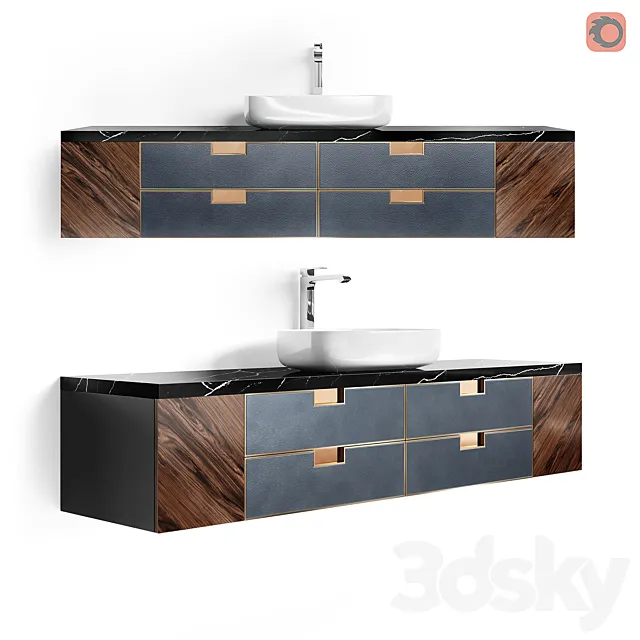 FIFTYFOURMS Pendant Stand Trio Single 3D Model FIFTYFOURMS Pendant Stand Trio Single 3D Model