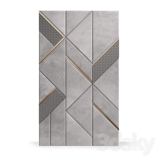 FIFTYFOURMS Siesta wall panels 3D Model