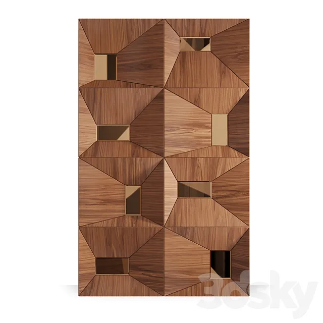 FIFTYFOURMS Talisman Wall Panels 3D Model FIFTYFOURMS Talisman Wall Panels 3D Model