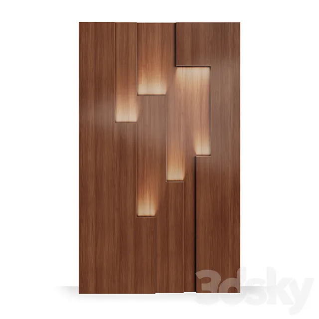 FIFTYFOURMS Tetris Wall Panels 3D Model FIFTYFOURMS Tetris Wall Panels 3D Model