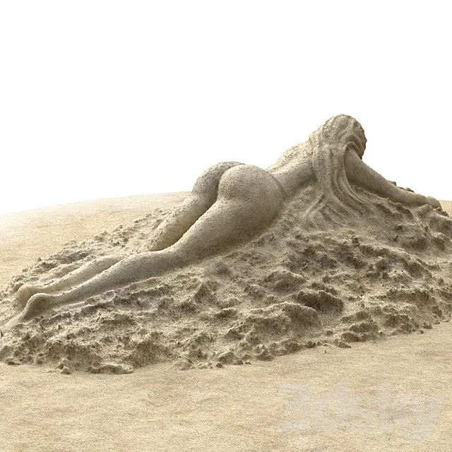 Figure of sand 3D Model