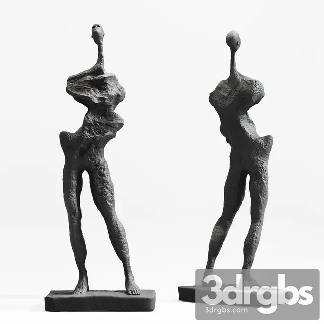 Figure Statue 3D Model Download