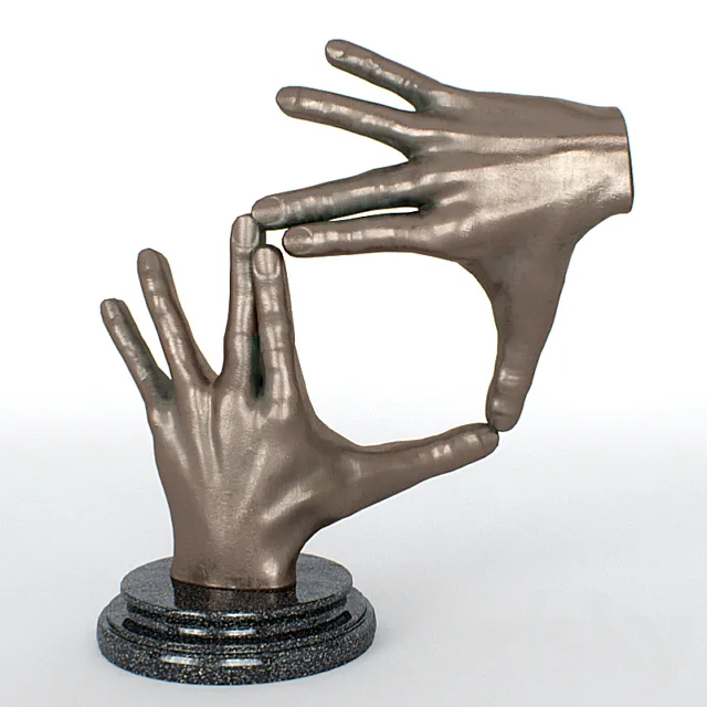 Figurine – bronze hands 3DModel