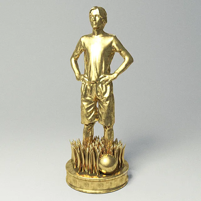 figurine football 3D Model