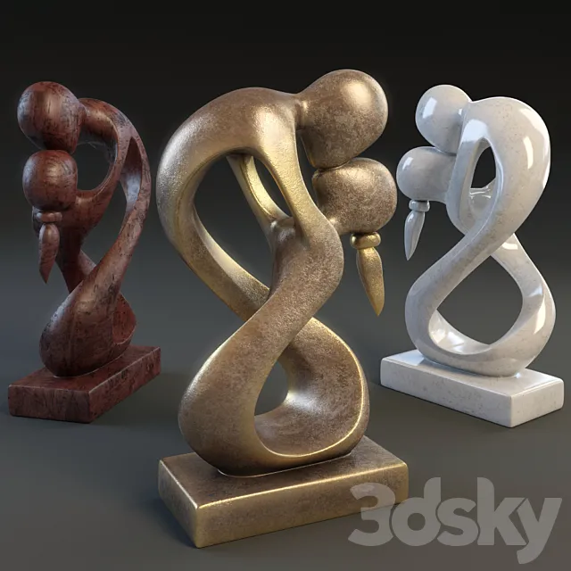 Figurine “Lovers” 3D Model