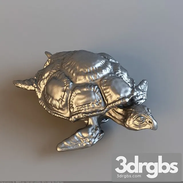 Figurine turtle 3D Model Download