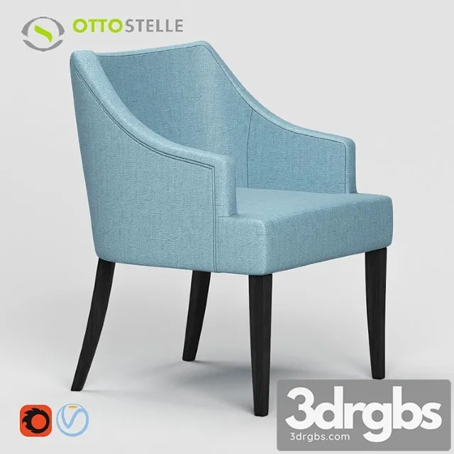 Fil Ottostelle Armchair 3D Model Download
