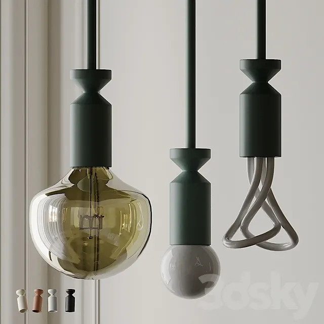 FILD and Plumen STICK Lamp 3DModel