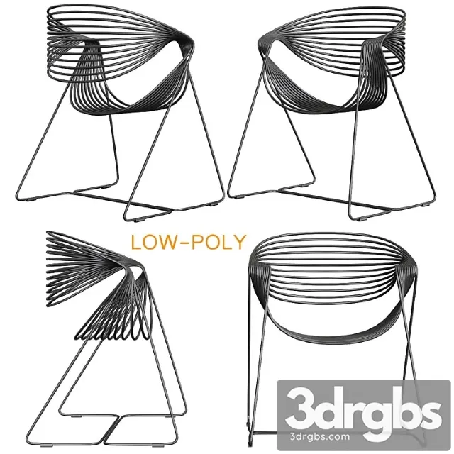 Filoferru outdoor chair by robby cantarutti 2 3D Model Download Filoferru outdoor chair by robby cantarutti 2 3D Model Download