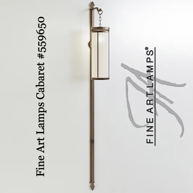 Fine Art Lamps Cabaret # 559650 3DModel Fine Art Lamps Cabaret # 559650 3DModel
