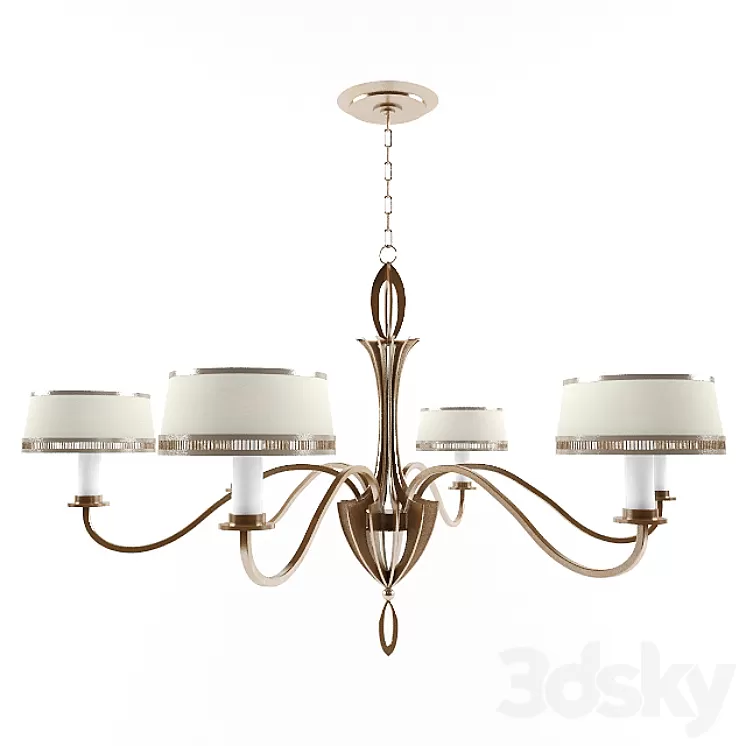 Fine Art Lams STACCATO GOLD 786740-2ST 3D Model Fine Art Lams STACCATO GOLD 786740-2ST 3D Model