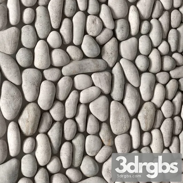 Fine Pebble Panel Pebble Panel 3D Model Download