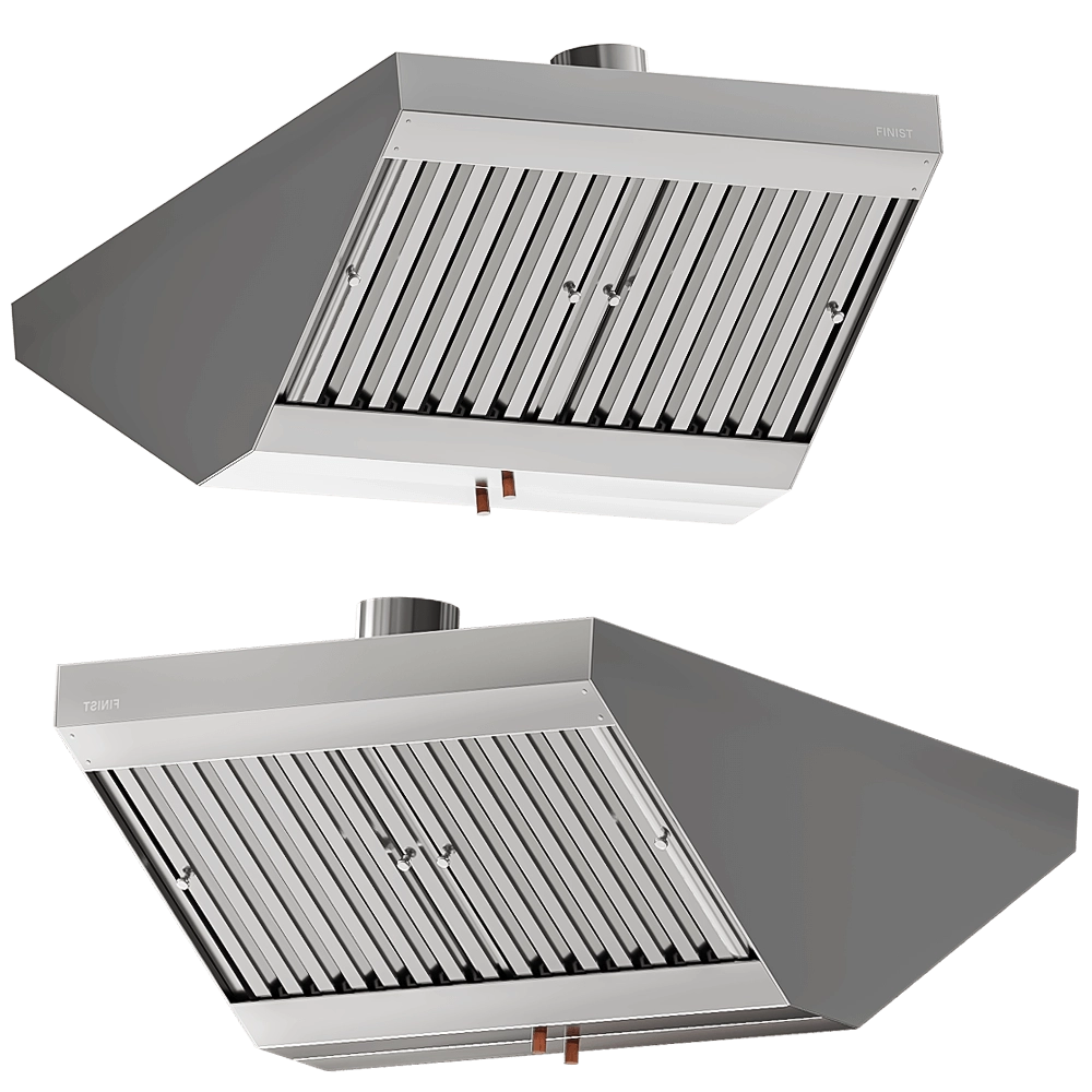 FINIST – Stainless steel exhaust hood ZVN-04 01 3D Model