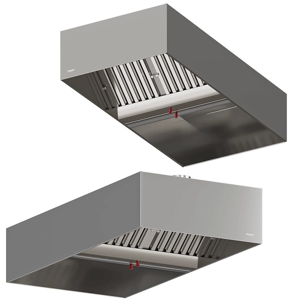 FINIST – Stainless steel exhaust hood ZVN-04 CUBE 3D Model FINIST – Stainless steel exhaust hood ZVN-04 CUBE 3D Model