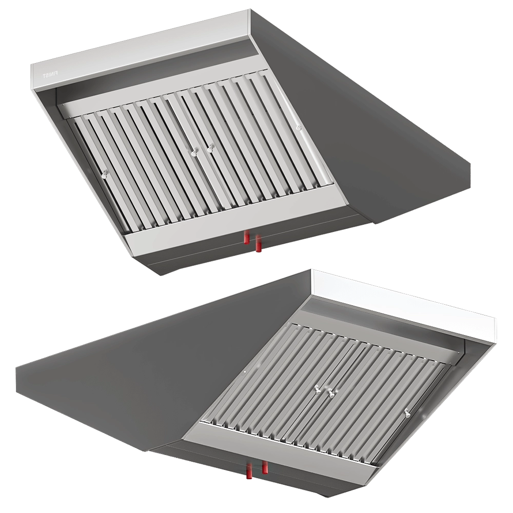 FINIST – Stainless steel exhaust hood ZVN04 02 3D Model