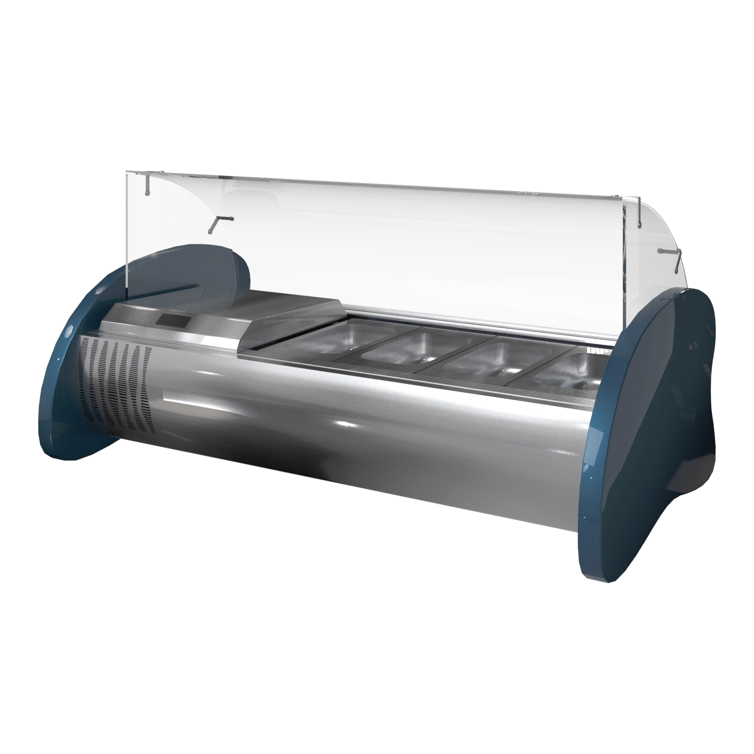 FINIST – Tabletop refrigerated display case “Topping Box” PERFECTUM 3D Model