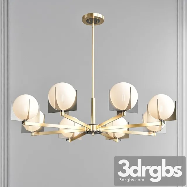 Finn Satin Brass Brushed Platinum 8 Light Chandelier By Maxim Lighting 3D Model Download Finn Satin Brass Brushed Platinum 8 Light Chandelier By Maxim Lighting 3D Model Download