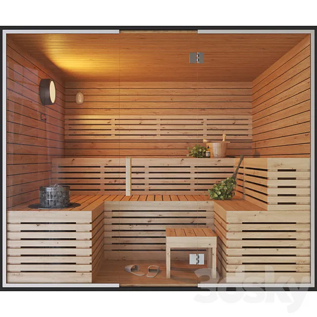 Finnish Sauna 2 3DModel