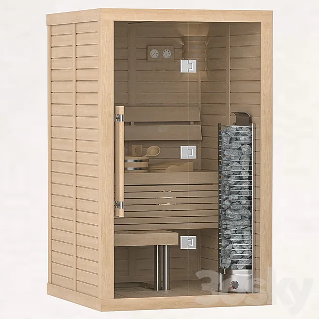 Finnish sauna Sawo Glass Front Free Download