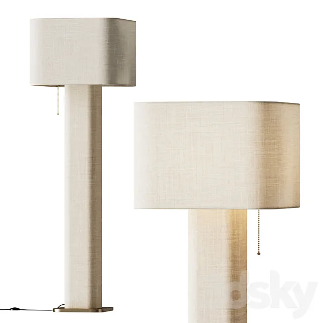 Fiona Floor Lamp 3D Model Fiona Floor Lamp 3D Model