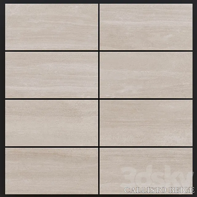 Fiore Callisto Beige 3D Model Fiore Callisto Beige 3D Model