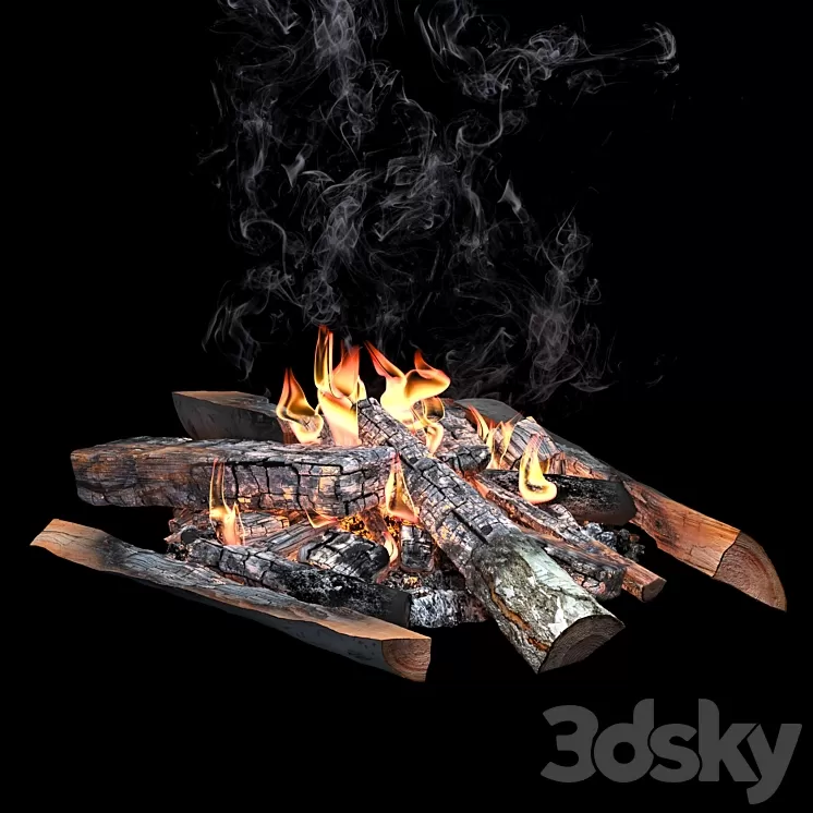 Fire 3D Model