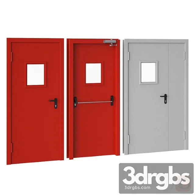 Fire door 3D Model Download