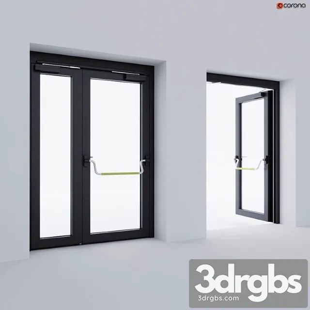 Fire door_1 3D Model Download