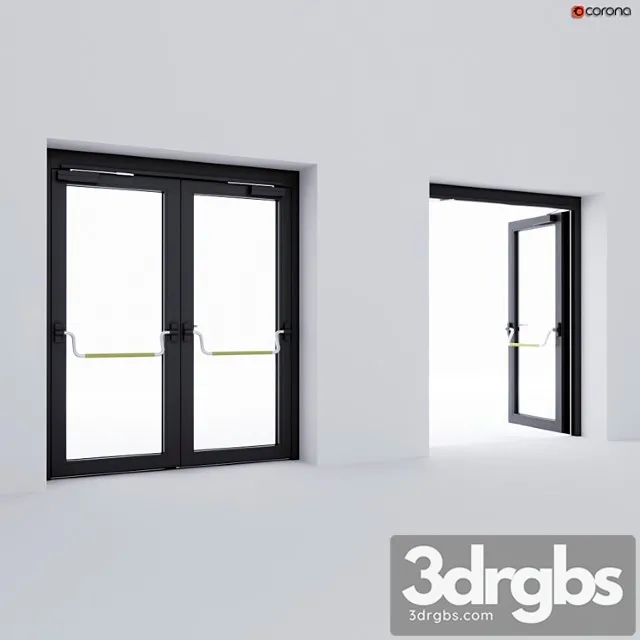 Fire door_2 3D Model Download