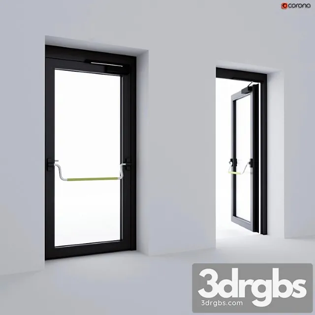 Fire door_22 3D Model Download