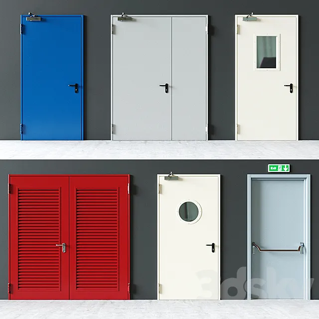 Fire doors from Novoferm Elite + 3DModel