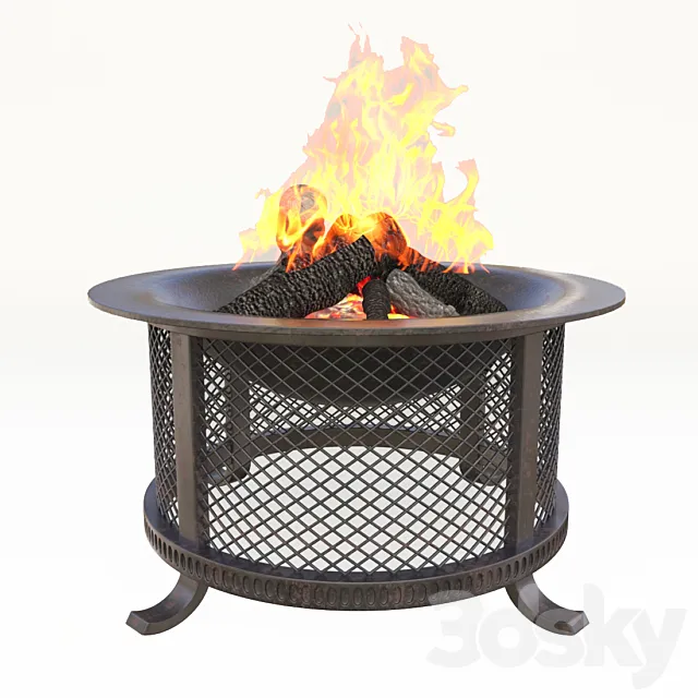 fire pit 3D Model fire pit 3D Model